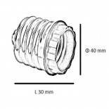 Casquillo Adaptador E40-E27