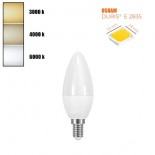 Bombilla LED Vela 6W E14 C37 180º - OSRAM Chip