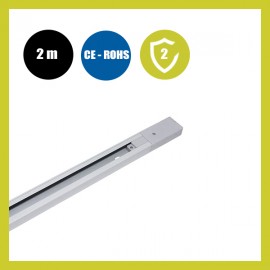 Trilho monofásico de 2 metros REFORÇADO para refletores LED
