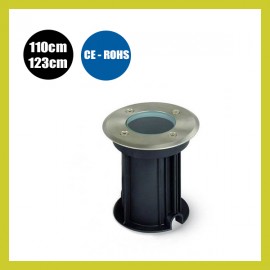 Carcaça embutida de piso para bucha GU10 IP65