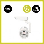 Foco LED 40W PISA Blanco para Carril Monofásico 35º