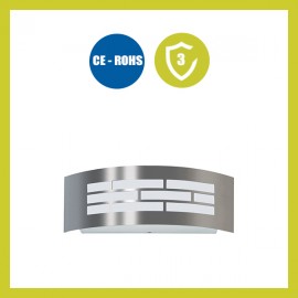 Aplique LED E27 GOTEMBURGO INOX Exterior