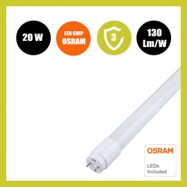 PACK 10 Tubo LED 20W Cristal 150cm 300º - ALTA LUMINOSIDAD - OSRAM CHIP