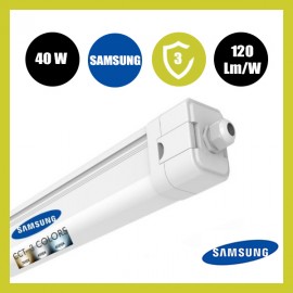Regleta Estanca LED 40W-20W SAMSUNG chip - LUMINAIRE - 3CCT - 120cm