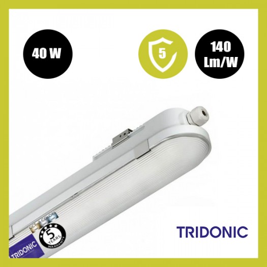 Pantalla Estanca LED 40W-23W - TRIDONIC DRIVER - CCT - 120CM