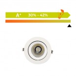 Downlight LED Encastrable 25W - 24º - CCT - Couleur sélectionnable