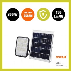 PROYECTOR SOLAR PRO EVOLUTION 200W OSRAM CHIP CON SENSOR