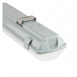 Pantalla estanca para dos tubos de LED IP65 150cm