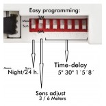 Detector de movimiento Mini 220-240v