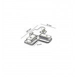  Conector tipo T para Carril Monofásico REFORZADO
