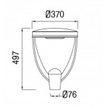 Farola-LED-40W-CONIC-Philips-Lumileds-SMD-3030-165Lm/W