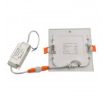Placa Slim LED Cuadrada 8W OSRAM Chip
