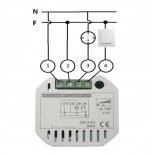 Regulador para pulsador de pastilla para LED - TRIAC
