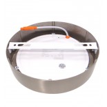Plafón LED Circular Superficie Acero Inox 15W - CCT
