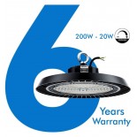 Campana Industrial LED 200W UFO ETNA PHILIPS XITANIUM - DIMABLE