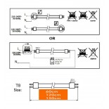 Tubo LED 9W Cristal 60cm 300º - ALTA LUMINOSIDAD - OSRAM CHIP