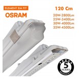 Regleta Estanca LED integrado - 35W-30W-25W-20W - OSRAM Driver - 120cm