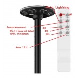 Farola Solar LED - GARDEN - ABS- 4000K+ Mando de Control