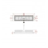 Módulo LED 50W MAGNUM OSRAM Chip 180Lm/W 136ºx78º 5 años de Garantia