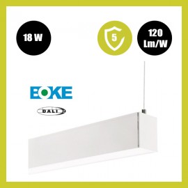 Regleta Lineal LED - DALI - NÁPOLES BLANCO 60CM 18W 50X50
