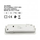 Luz Emergencia LED 400Lm + Kit Techo - Auto Test + Opción Luz permanente - IP20 - 6500K