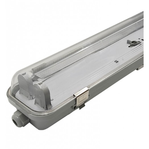 Pantalla estanca IP65 para 2 tubos de LED - 150cm